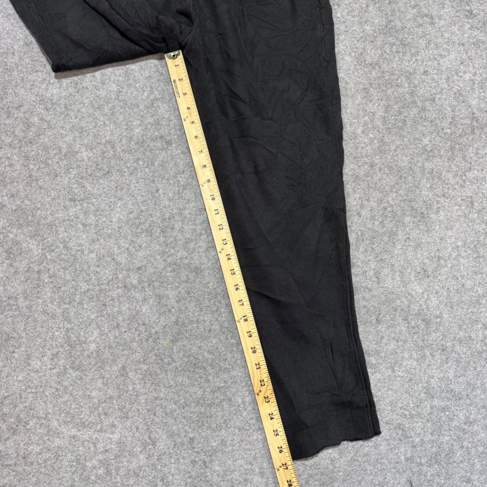 Russell Athletic Black Fleece Sweatpants Straight Leg Joggers Mens Medium
